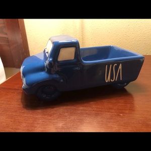 Rae Dunn USA truck - Blue